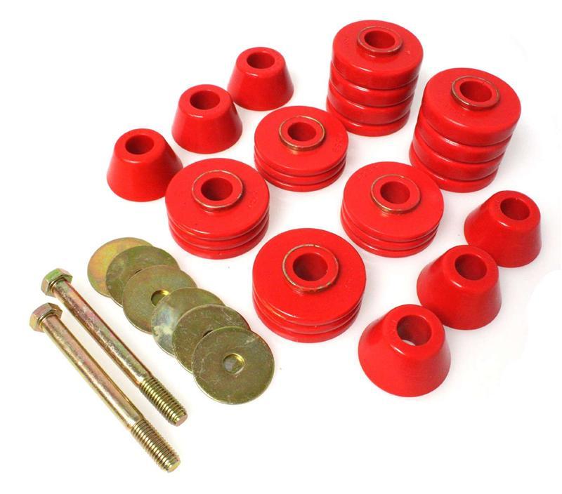Dodge Ram 2500 Body Mount Set - Energy Suspension - Performance Polyurethane - Red - `94-`02